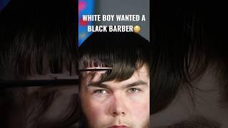 WHITE BOY Wanted To Try A BLACK BARBER!