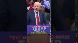 Trump claims the US had the "best economy in the world" during his term