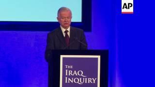 Chilcot Inquiry announces findings in London