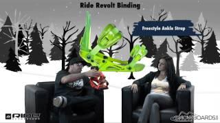 2013 Ride Revolt Snowboard Bindings Review By Snowboards.com