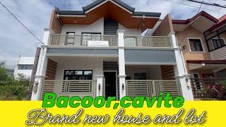 V418-24 • Brand New 2 Storey House and Lot Modern Design Clean Title in Bacoor, Cavite