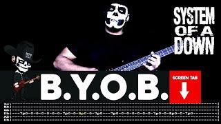 【SYSTEM OF A DOWN】[ B.Y.O.B. ] cover by Masuka | LESSON | GUITAR TAB