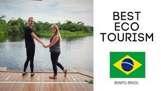 Her BEST day in Bonito Brazil EcoTourism (Safari, Snorkeling, ropes course)