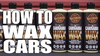 How To Wax Your Car - Masterson's Original Carnauba Wax