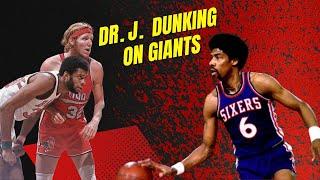 Dr. J. dunking on giants for seven minutes straight (RARE)!