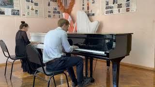 Козырев Максим и Черных Марина      Ф.Пуленк "Каприччио"для двух фортепиано