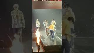 kpop idols getting severe injured on stage while performing #viral #kpopshorts