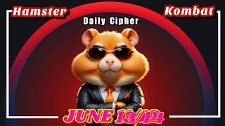 Hamster Kombat Daily Cipher for June 13/14 2024