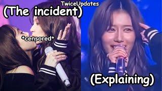 twice sana and nayeon defending & explaining after the kissed incident and then there’s jeongyeon