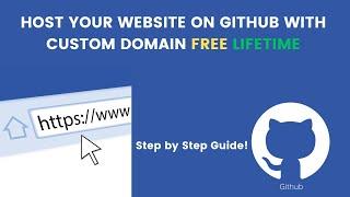 Hosting a Website on GitHub with Your Own Custom Domain: Step-by-Step Guide!