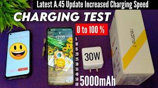 Realme 7 Charging Test (0 to 100%) | Realme 7 September A.45 Update Charging Test | Realme 7 Update
