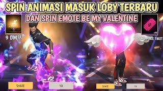 SPIN EVENT FREEFIRE TERBARU || ANIMASI MASUK LOBY (CYCLONE SKATER) DAN EMOTE BY ME VALENTINE