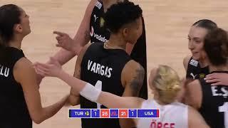 Highlight VNL 2024: USA vs Turkey 2-3 | Volleyball Nations League 2024 Women - Moji