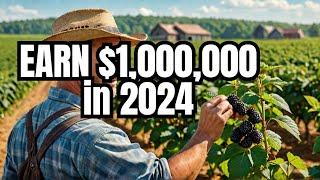 Blackberry Farming Techniques to Make $1,000,000 in 2024 | Amazing Garden