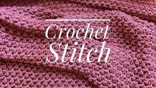 How to Crochet Quick & Easy Bamboo knots Stitch