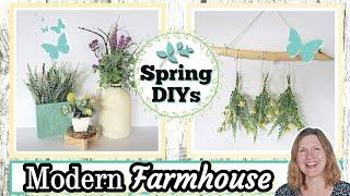 Modern Farmhouse DIYs, Trash to Treasures and Dollar Store || Spring Is In The Air Hop