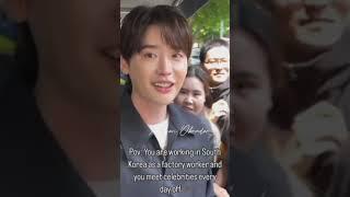 POV: You are working in south Korea as a factory worker and meet celebrity on your day off #kdramas