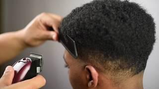 BARBER TUTORIAL | TAPER FADE with CURLY FRO | NAPPY FRO