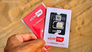 شرح تشغيل #eSIM على أي جوال لا يدعمها عبر eSIM me كارد 