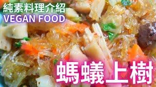 2023.01.24 純素料理簡介：螞蟻上樹 (Vegan Food: Rice Noodle Fried with Vegetables) 好吃又營養│家常料理│簡單食譜