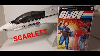 Part 11 G.I.JOE Haslab 1:18 Scale Sky Striker Mini Series: Scarlett Action Figure Review.