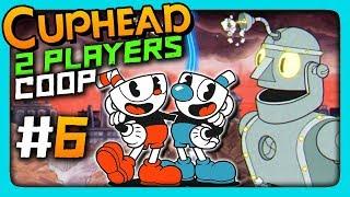 Cuphead 2 PLAYERS CO-OP Прохождение #6  ОТЖИГАЕМ НА СВАЛКЕ!