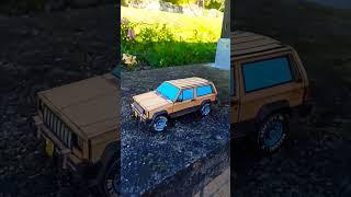 Papercraft Jeep Cherokee 1:24 #shorts #papercraft #papercrafts #papercrafting #jeep #cars