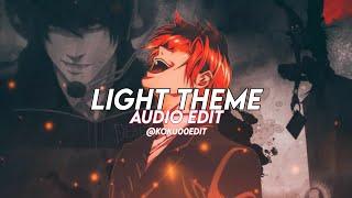 light's theme - remix - edit audio