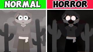 Incredibox DUSTY LIKE AIR vs FOGGY LIKE WIND | Normal vs Horror Version