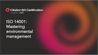 ISO 14001: Mastering environmental management