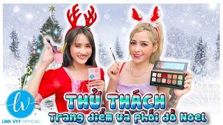 Thử Thách Trang Điểm Và Phối Đồ Đi Chơi Noel I Linh Vyy Official