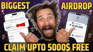 Get Free 5000$ Instant | New Biggest Airdrop Of 2025 | New Crypto Airdrop | Free Airdrop |