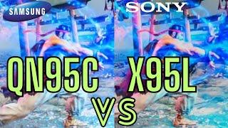 SONY X95L VS SAMSUNG QN95C! GAMING BATTLE