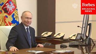 WATCH: President Vladimir Putin Casts His Vote Online In 2024 Russian Election