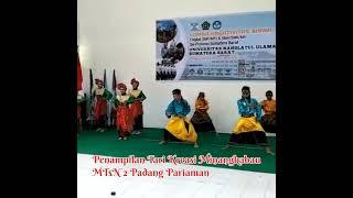 Tari Kreasi Minangkabau oleh siswa MTsN 2 Padang Pariaman