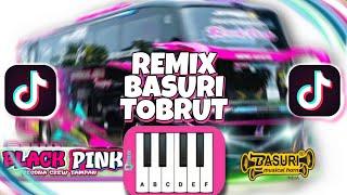 TELOLET BASURI REMIX TOBRUT BUS BLACK PINK JB5 TUNGGAL JAYA | TUTORIAL PIANIKA BASURI #busmania