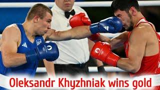 Ukraine’s Oleksandr Khyzhniak wins gold in 80kg boxing at Paris 2024 Olympics 