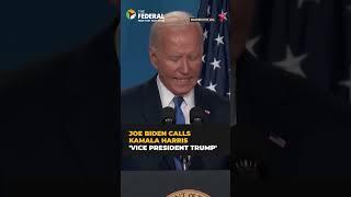 Biden calls Kamala Harris 'Vice President Trump' after Zelenskyy gaffe | The Federal #shorts