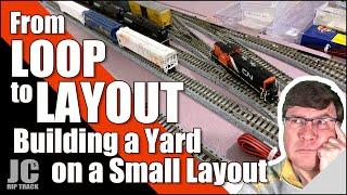 Model Railroad for Beginners - From Loop to Layout - Building a Yard on a Small Layout