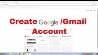 how to create google account? {{ aliji technical