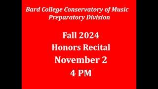 Bard Prep Fall 2024 Honors Recital: November 2 at Bito CPS