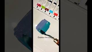 How to make cadet blue | Colour mixing 15/25 | Zarinecrafts #shorts #trending