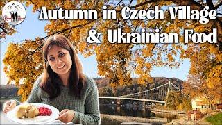 Magic of AUTUMN in a EUROPEAN VILLAGE & Ukrainian food | CZECHIA Fall Color | ইউরোপিয়ান গ্রাম 4K