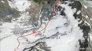 Haute Route Chamonix-Zermatt Classic day4 Valsorey Chanrion 3Dflight