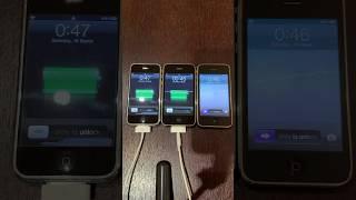 iPhone 2G vs iPhone 3G vs iPhone 3GS boot up test #shorts #iphone2g #iphone3g #iphone3gs #ios