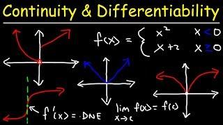 Continuity and Differentiability