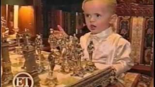 Prince Michael plays Chess with his Daddy