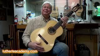 Classical Guitar built in 6 days by Stan DeCaluwe at O'Brien Guitars