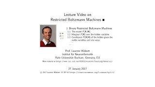 RBM 1.1-1.3 - Restricted Boltzmann Machines (32 min)