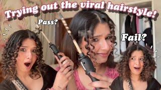 Trying out the viral MAGGIE CURLS! *SHOCKING RESULTS* || Rupal Yadav